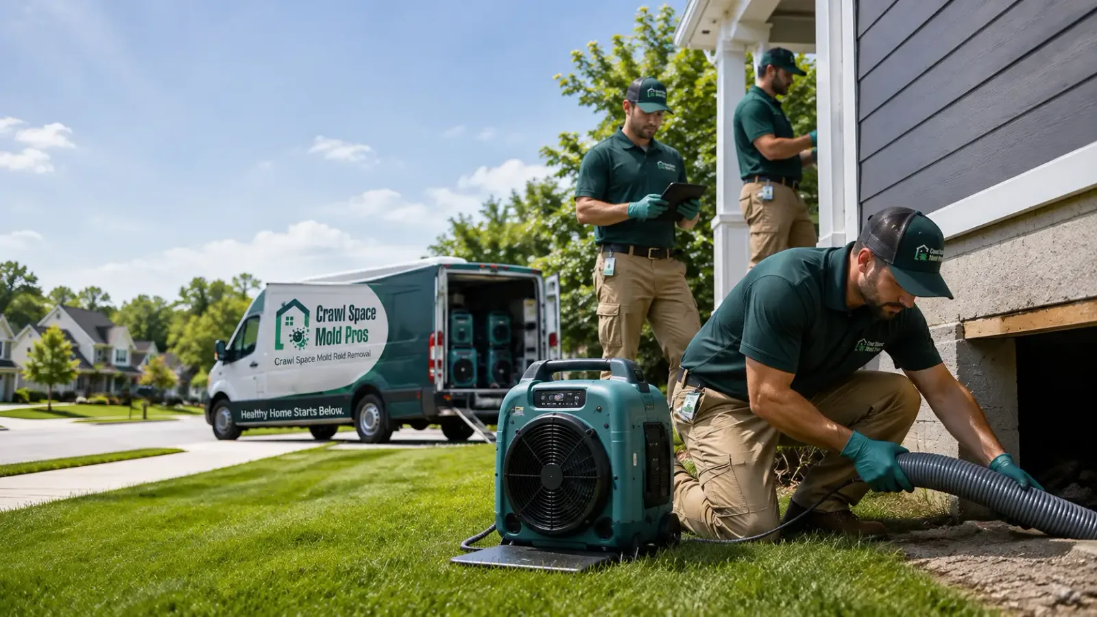 Crawl Space Mold Removal in Rapids City, IL